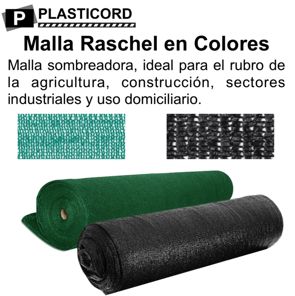 17 Malla Raschel en Colores